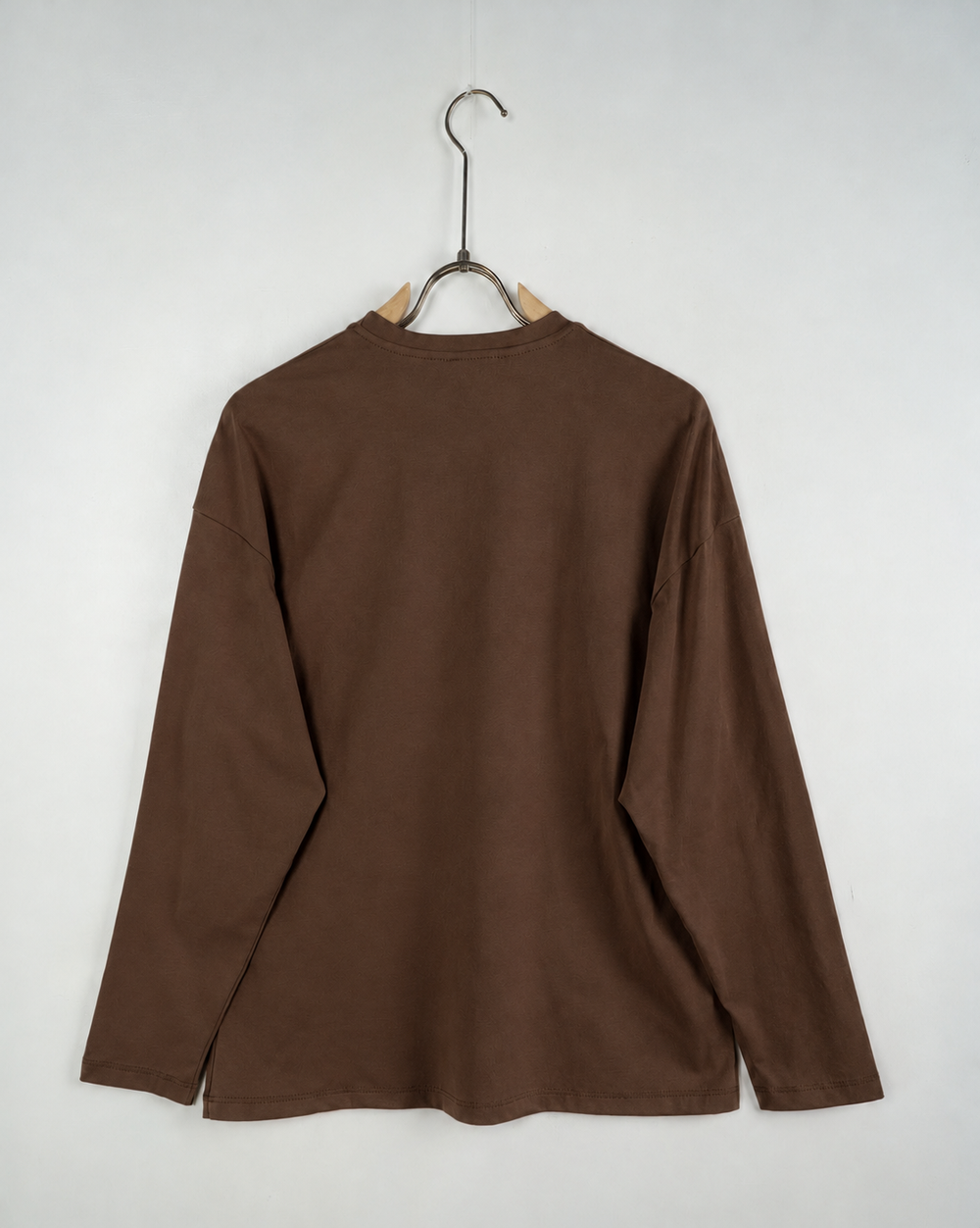T-shirt Long Sleeve Regular Fit | Duca Homme (marrone)