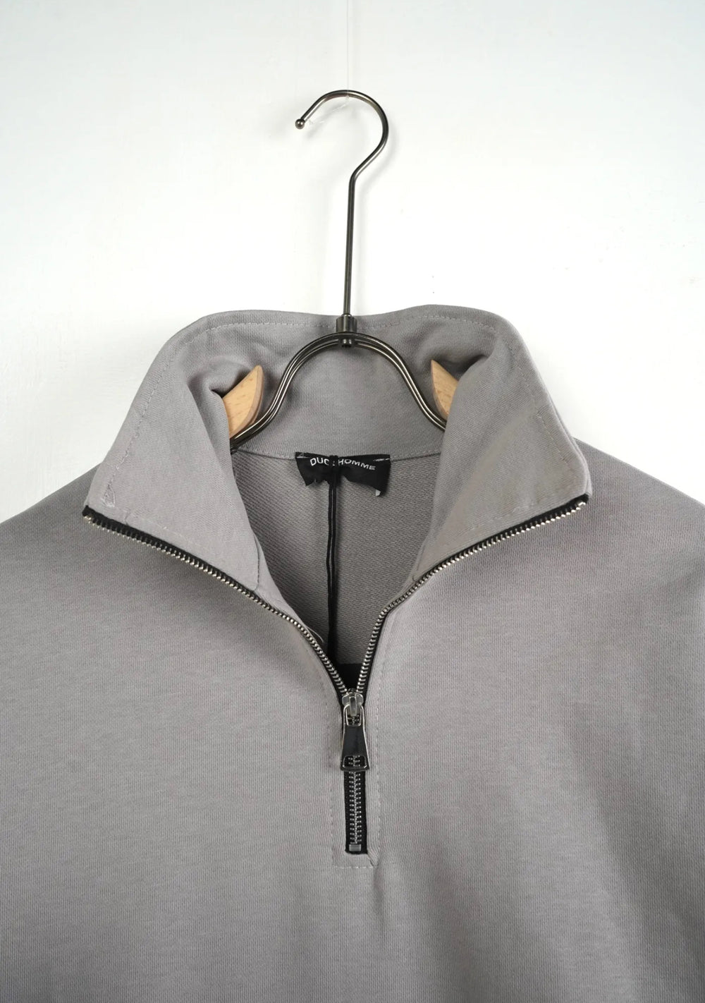 Felpa Mezza Zip Garzata Uomo | Duca Hpmme