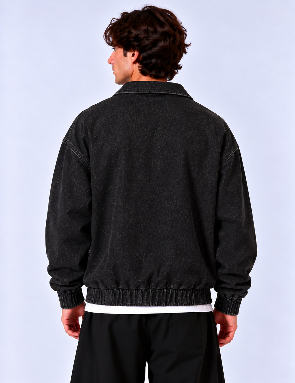 Giacca Full Zip Denim | Duca Homme
