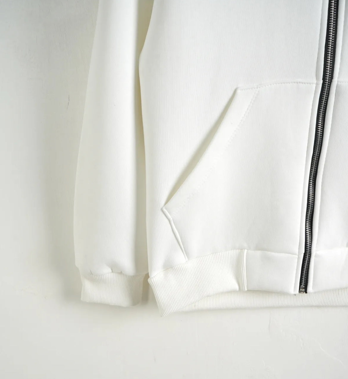 felpa oversize con cappuccio abbigliamento duca homme con zip