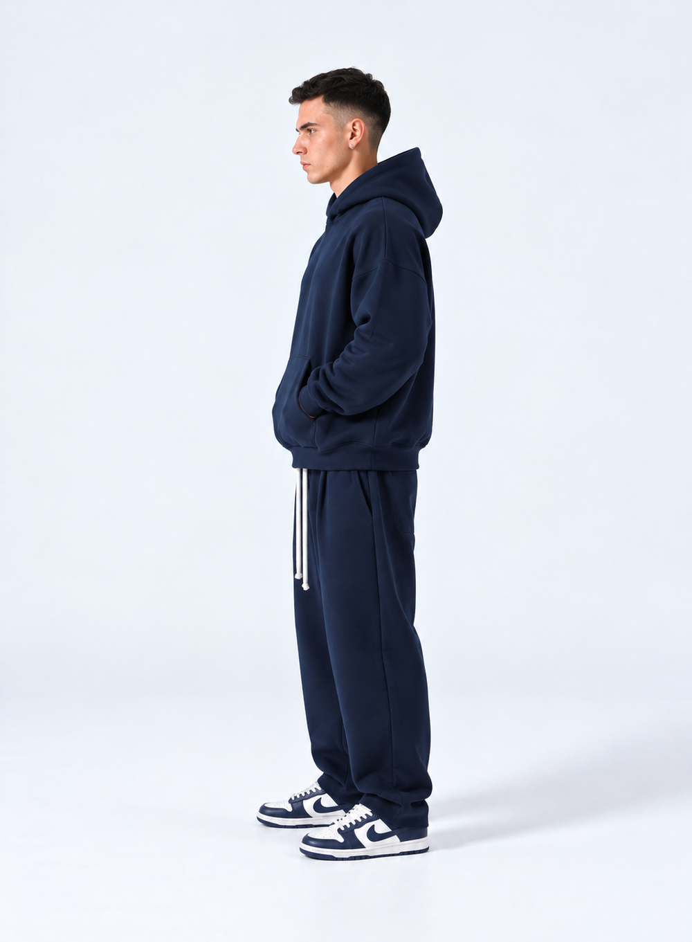 Completo Felpato Balloon Fit | Duca Homme (blu)