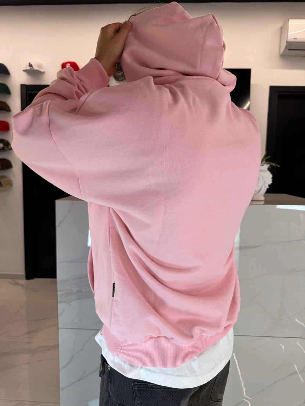 Felpa Garzata Rosa Duca Homme | Uomo