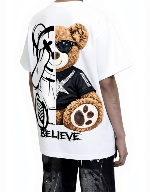 T-shirt Stampa Bambino | Duca Homme (bianco)