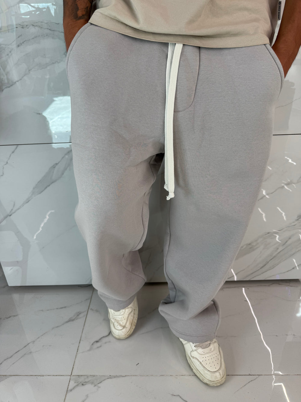 Pantaloni Tuta Uomo Duca Homme Baggy | Fondo Largo Oversize | Cotone Streetwear