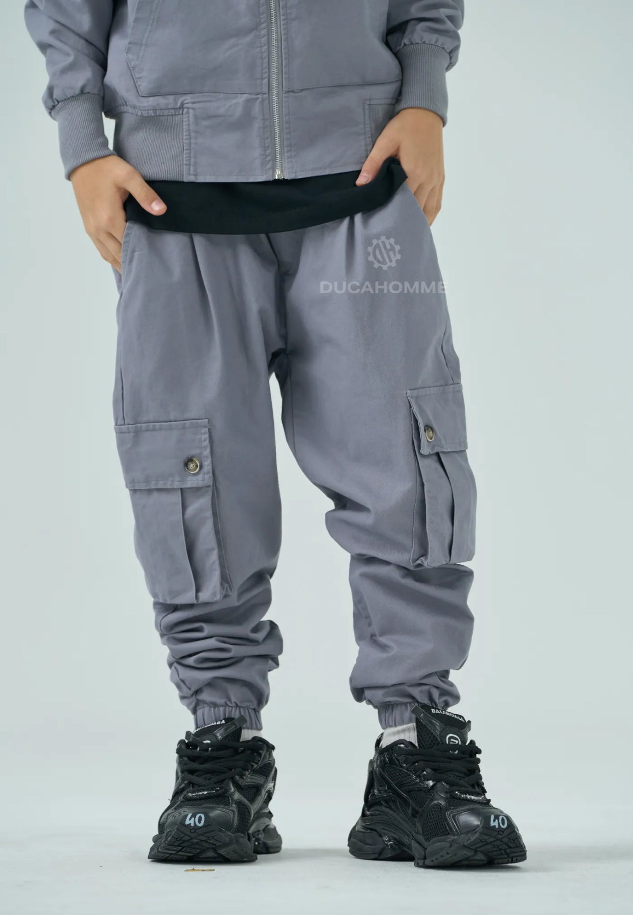 pantaloni cargo uomo abbigliamento duca homme moda ragazzi e adulti