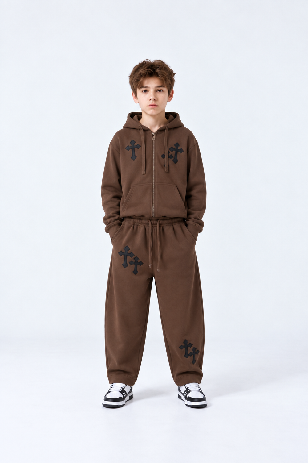 Completo tuta-Duca Homme (marrone)