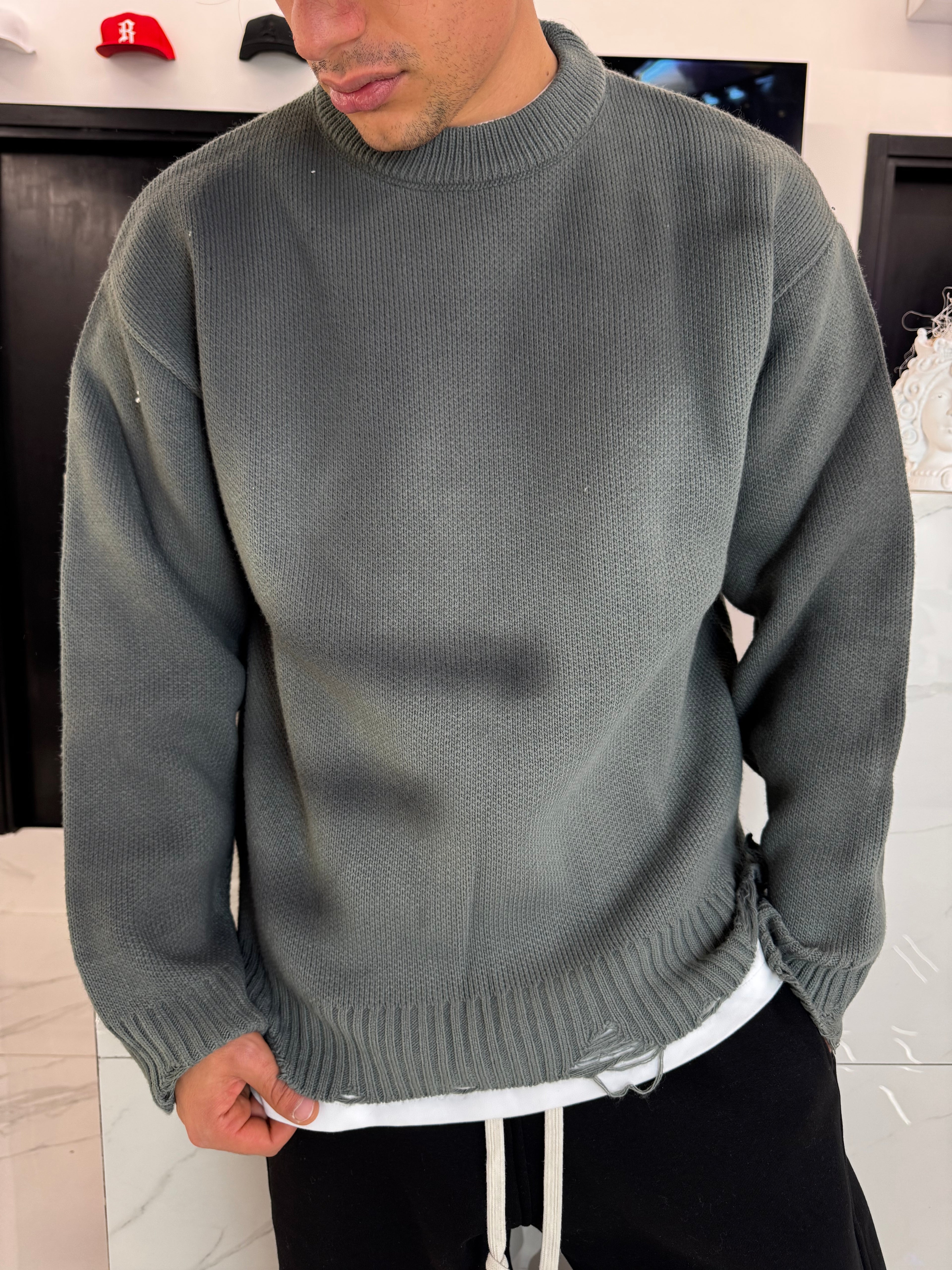 maglione clasico da uomo invernale moda ragazzi adulti duca homme roma centro