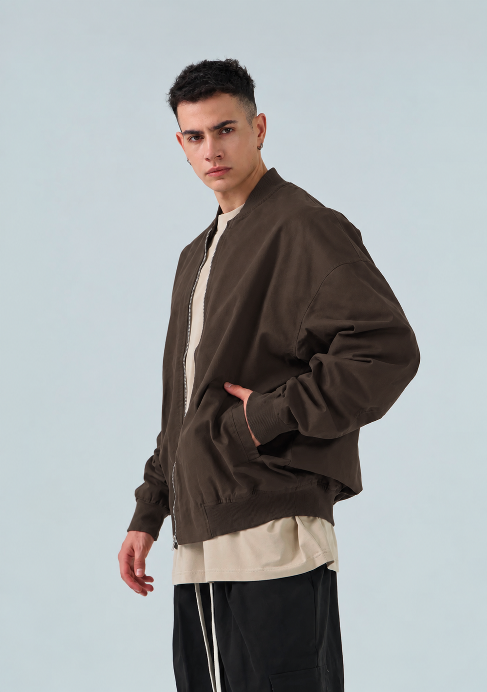 Bomber Oversize-Duca Homme (marrone)
