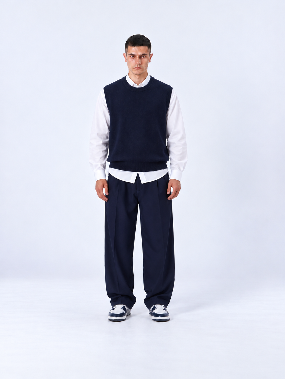 Gilet Girocollo | Duca Homme (blu)