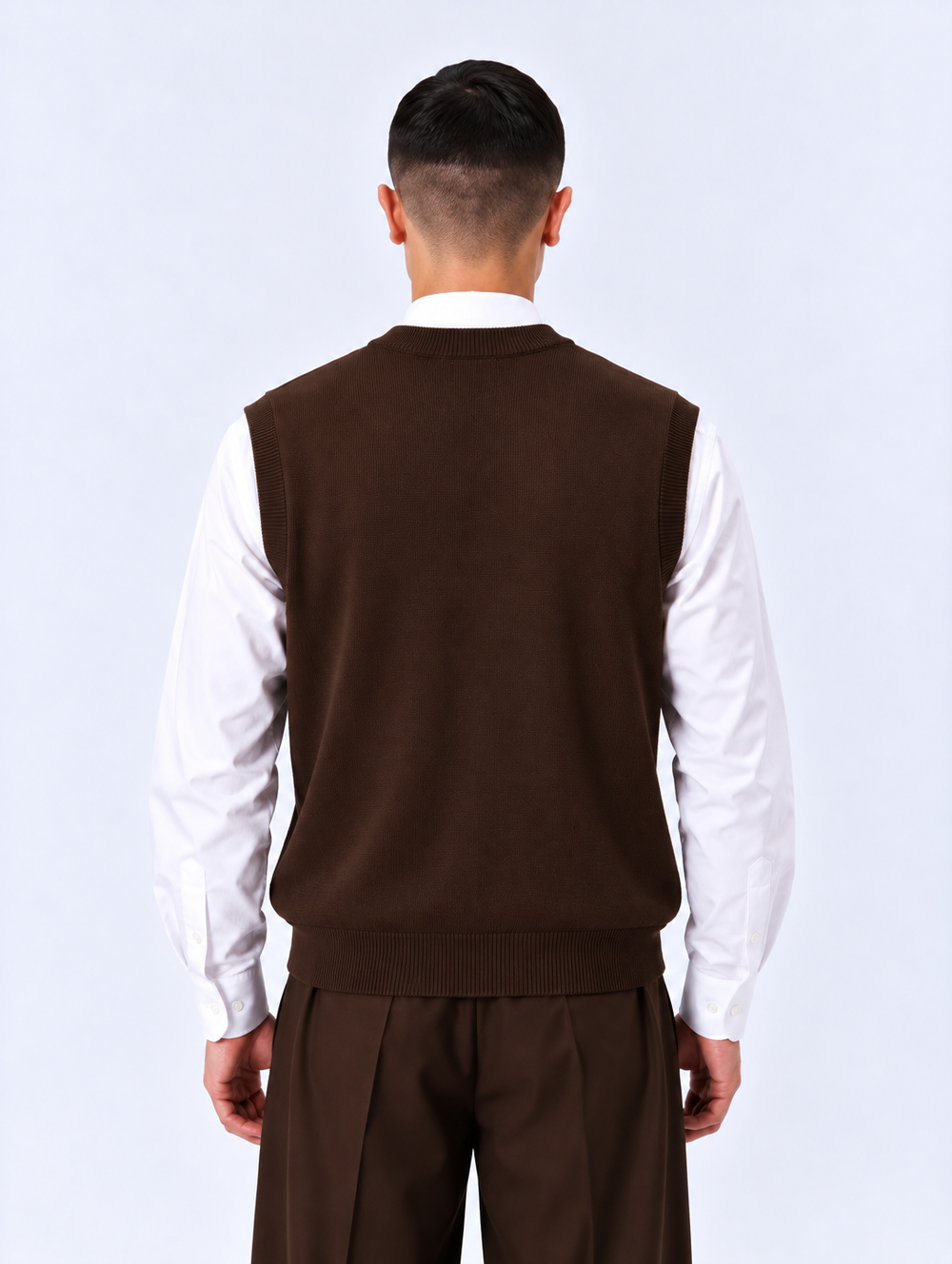 Gilet Girocollo | Duca Homme (marrone)
