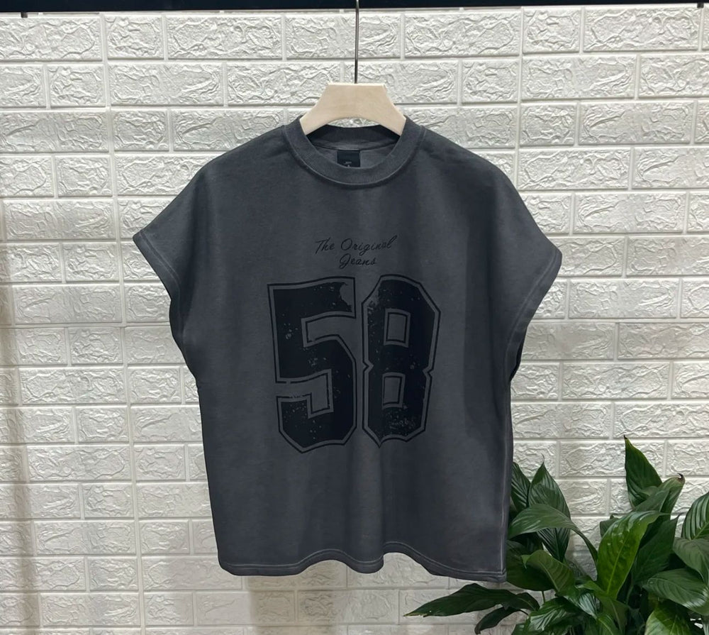 T-Shirt Oversize Nera con Stampa Uomo - Duca Homme