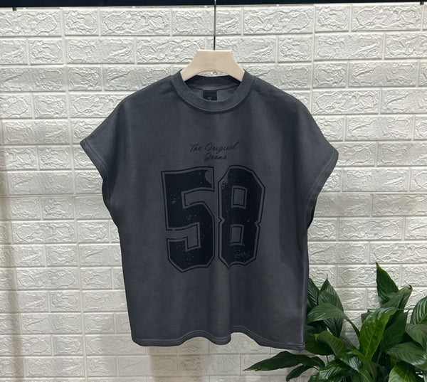 T-Shirt Oversize Nera con Stampa Uomo - Duca Homme