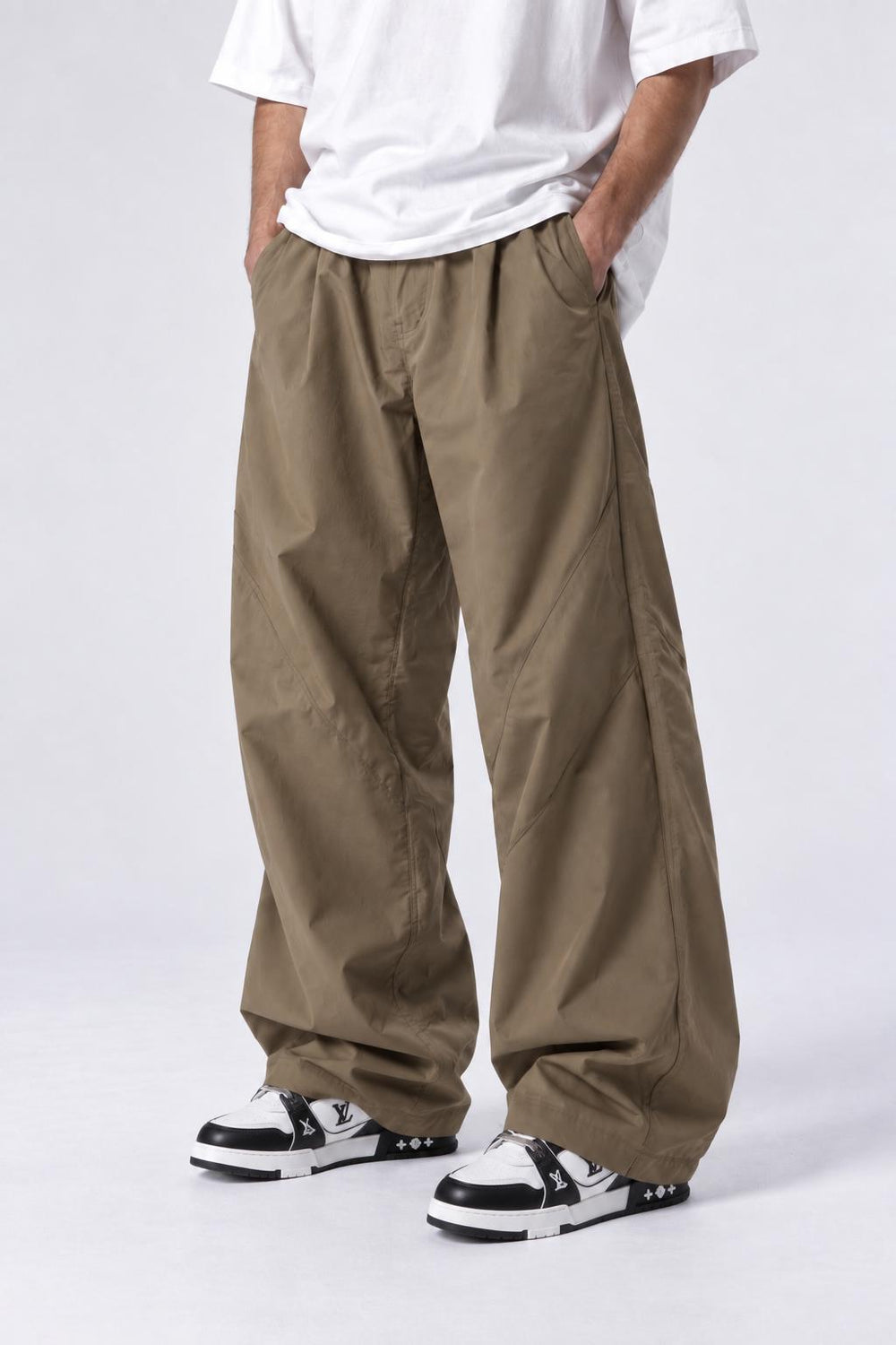 Pantalone Baggyfit-Duca Homme (beige)
