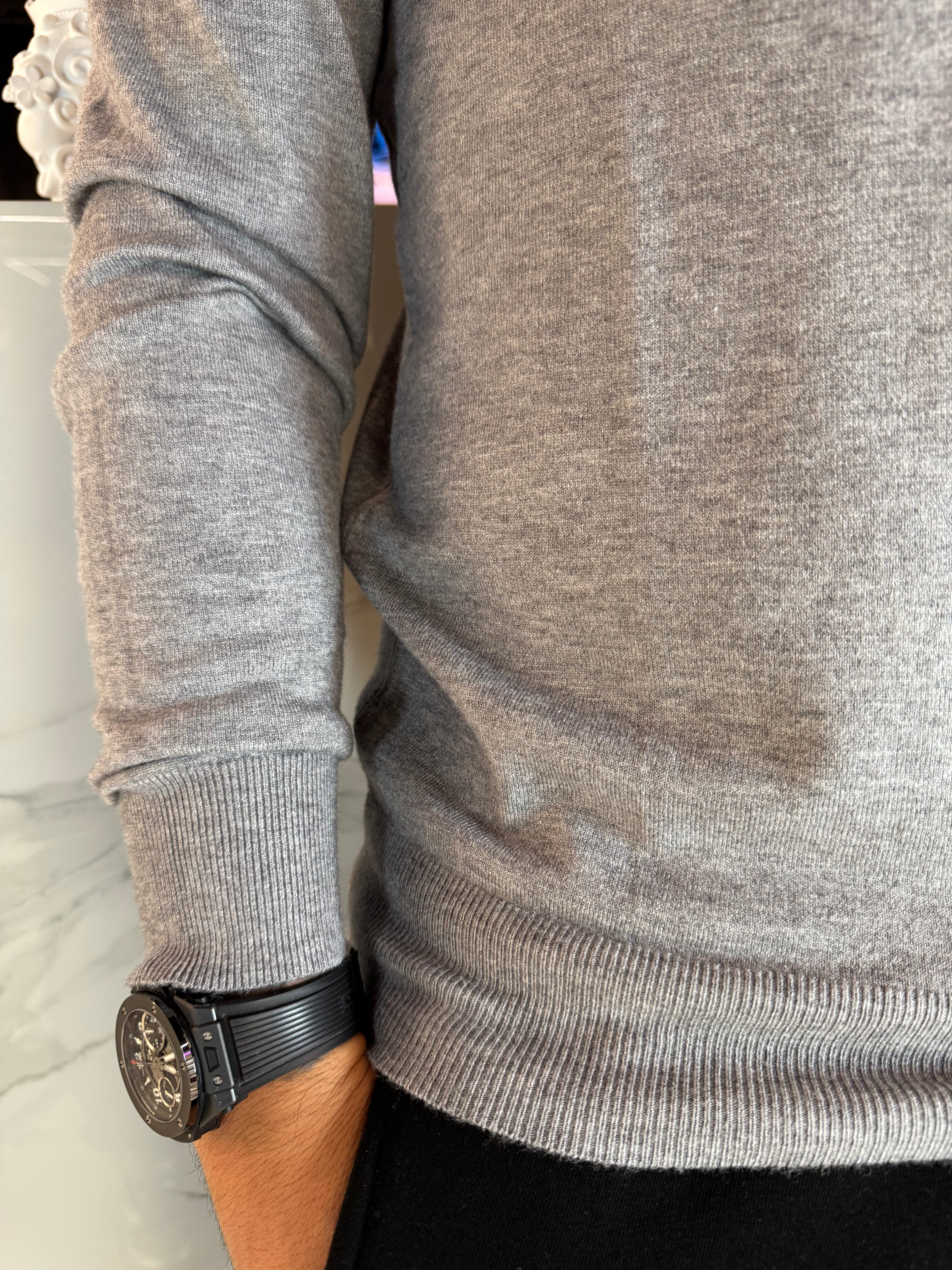 maglia collo alto da uomo in cotone negozio duca home eurroma 2