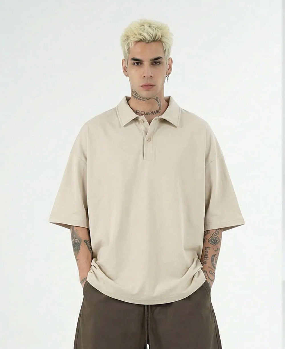 Polo Oversize Uomo | Duca Homme (beige)