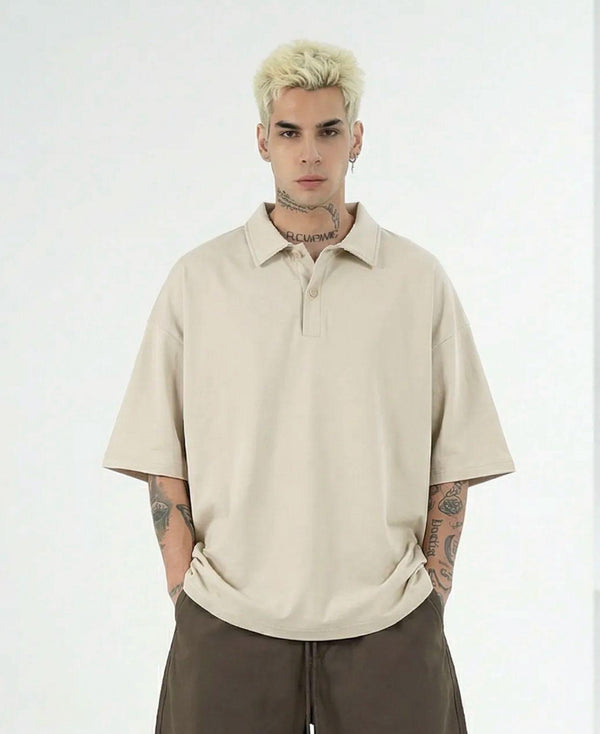 Polo Oversize Uomo | Duca Homme (beige)