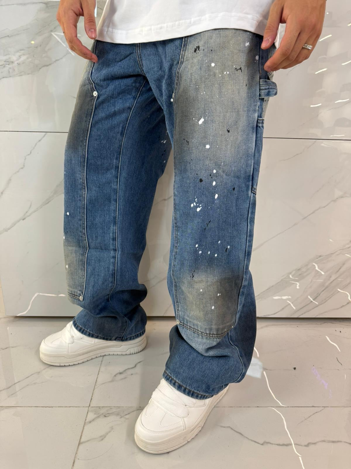 Jeans Larghi Stile Urban per Uomo - Duca Homme