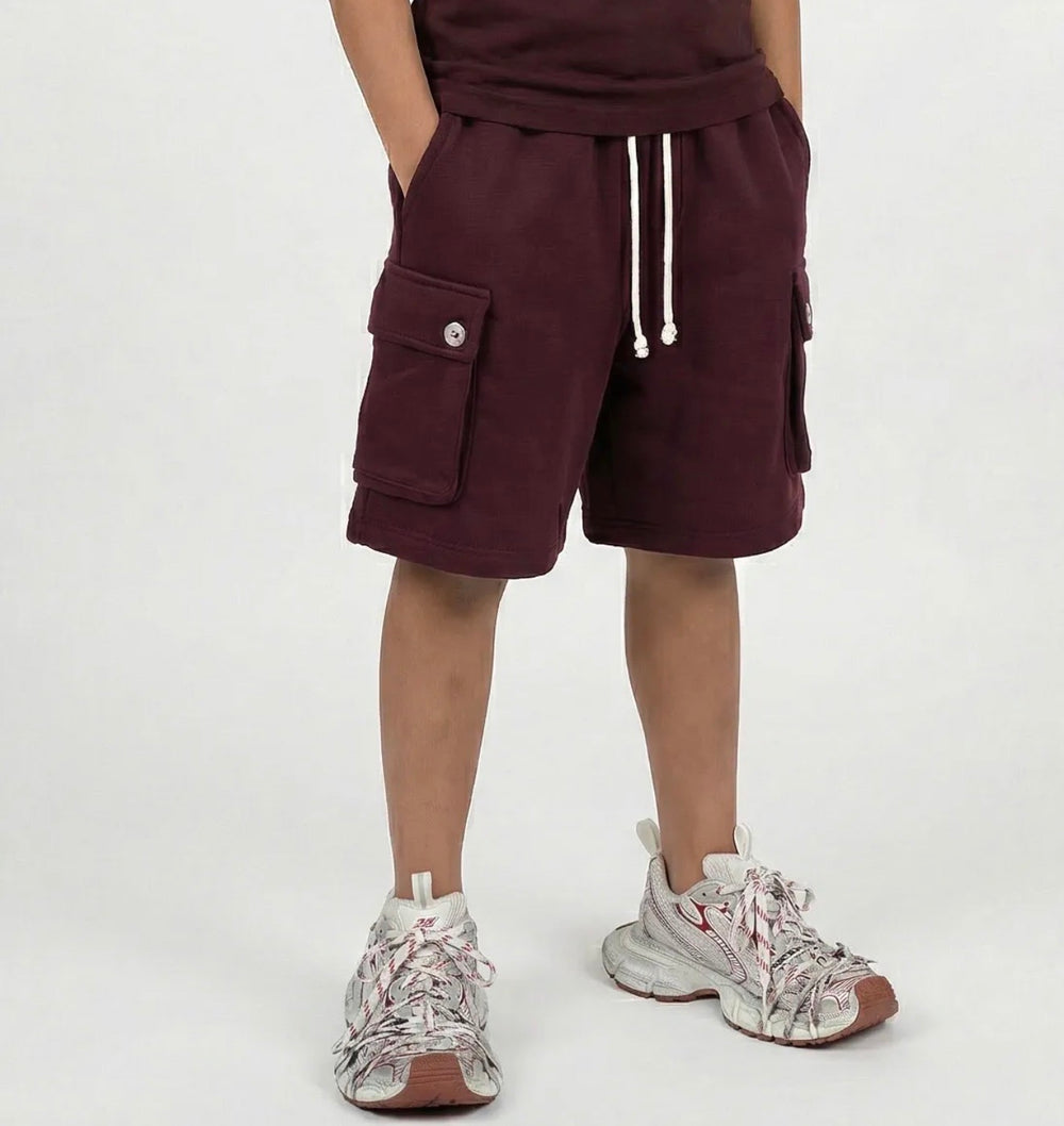Bermuda cargo Bambino | Duca Homme (bordeaux)