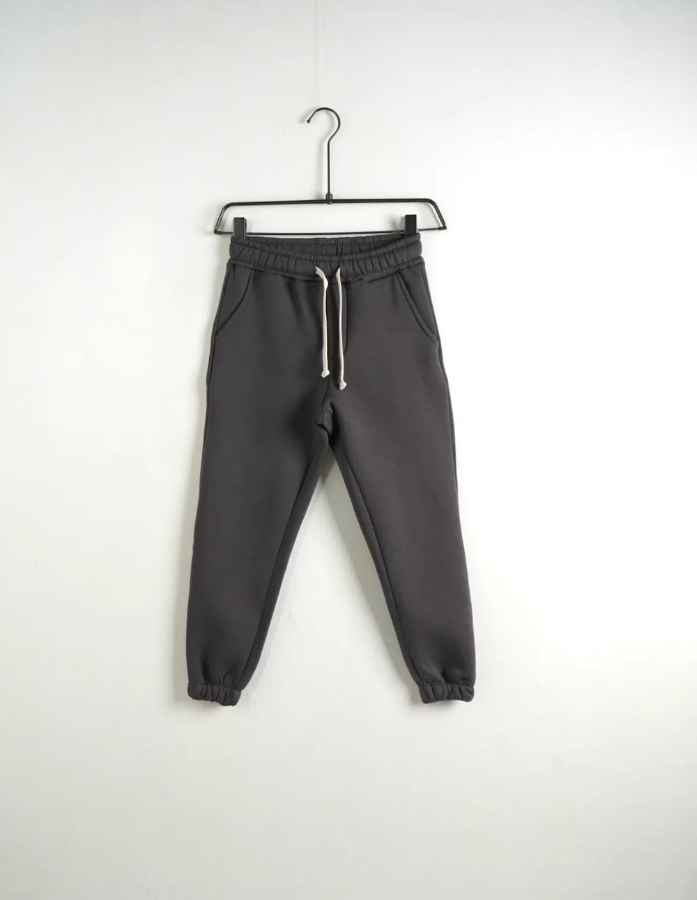 Pantaloni Tuta Bambino Grigio Piombo Felpati - Duca Homme Junior