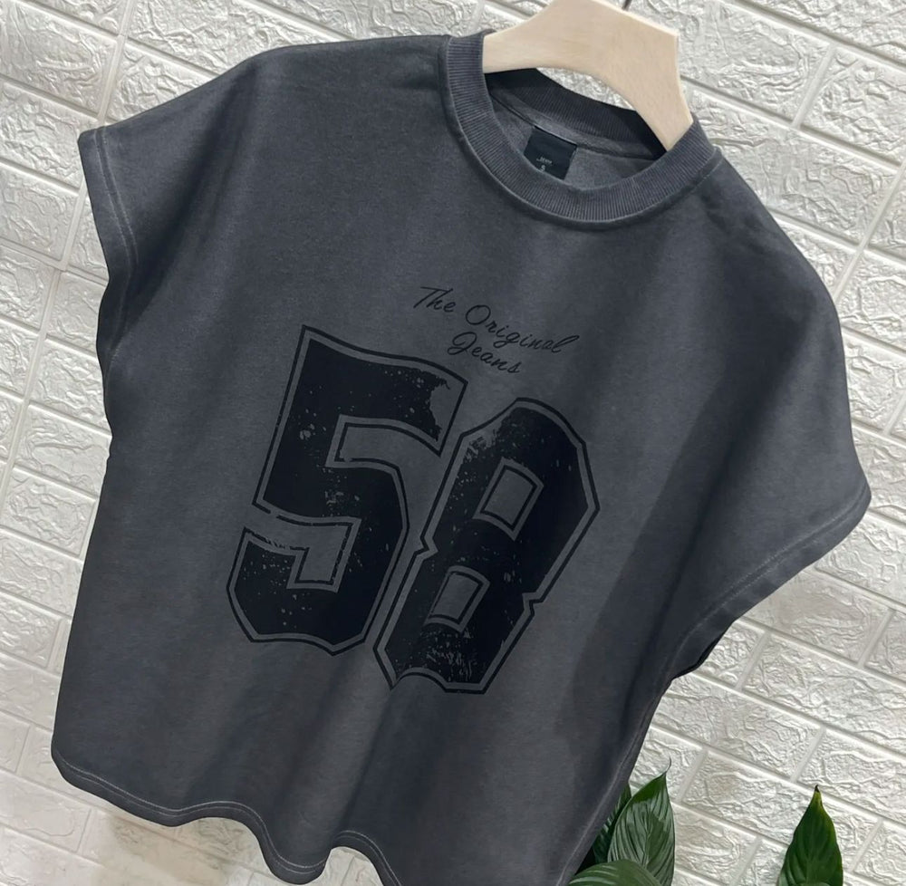 T-Shirt Oversize Nera con Stampa Uomo - Duca Homme