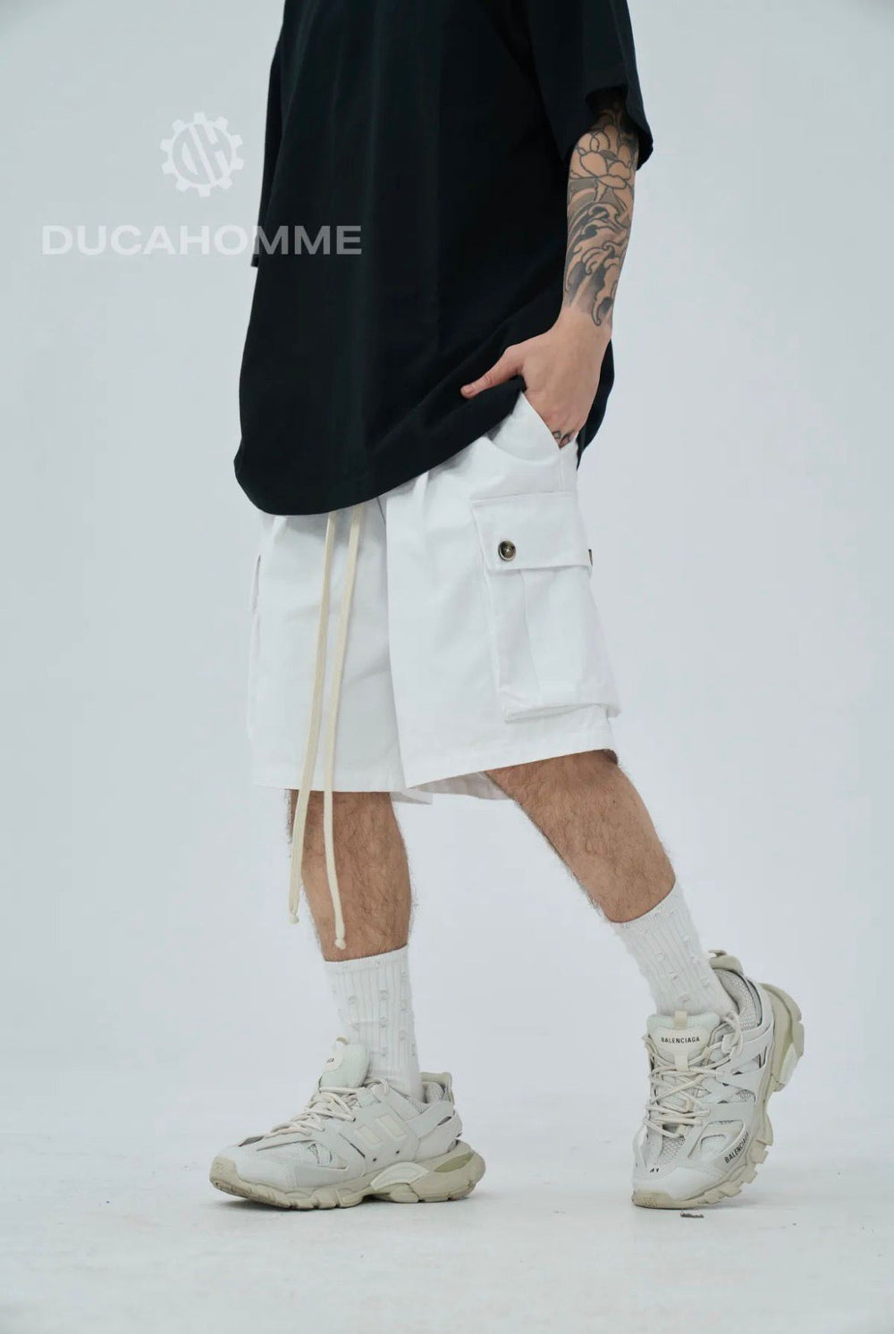Bermuda Cargo Uomo | Duca Homme (bianco)