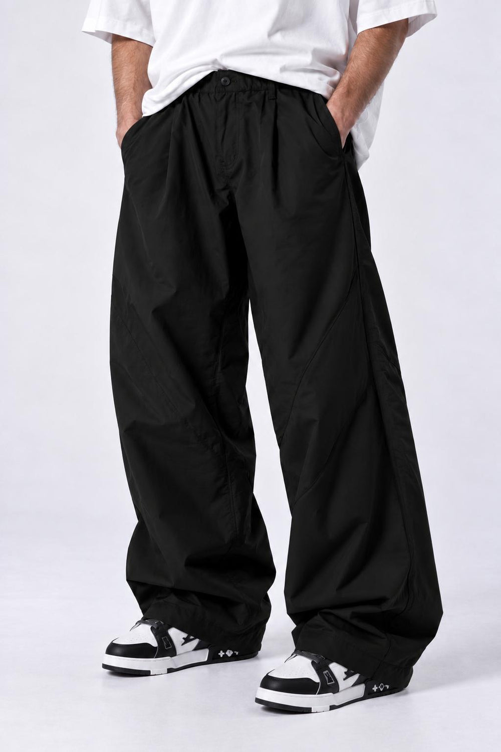 Pantalone Baggyfit-Duca Homme (nero)
