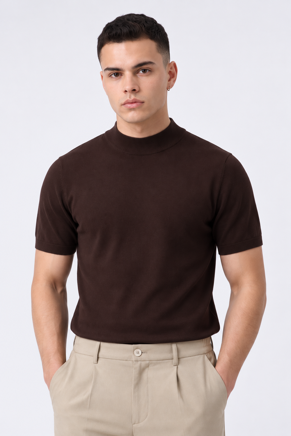 Maglia In Filo | Duca Homme (marrone)