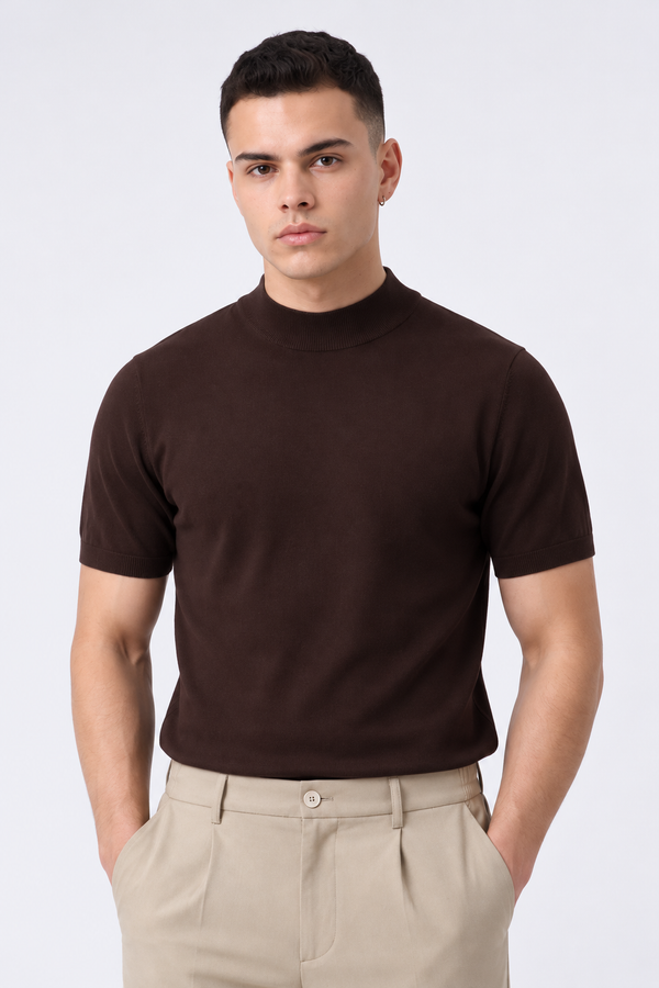 Maglia In Filo | Duca Homme (marrone)