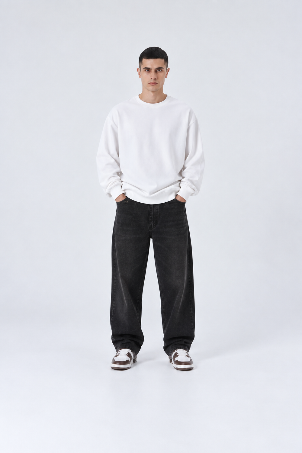 Jeans Baggy | Duca Homme (nero)