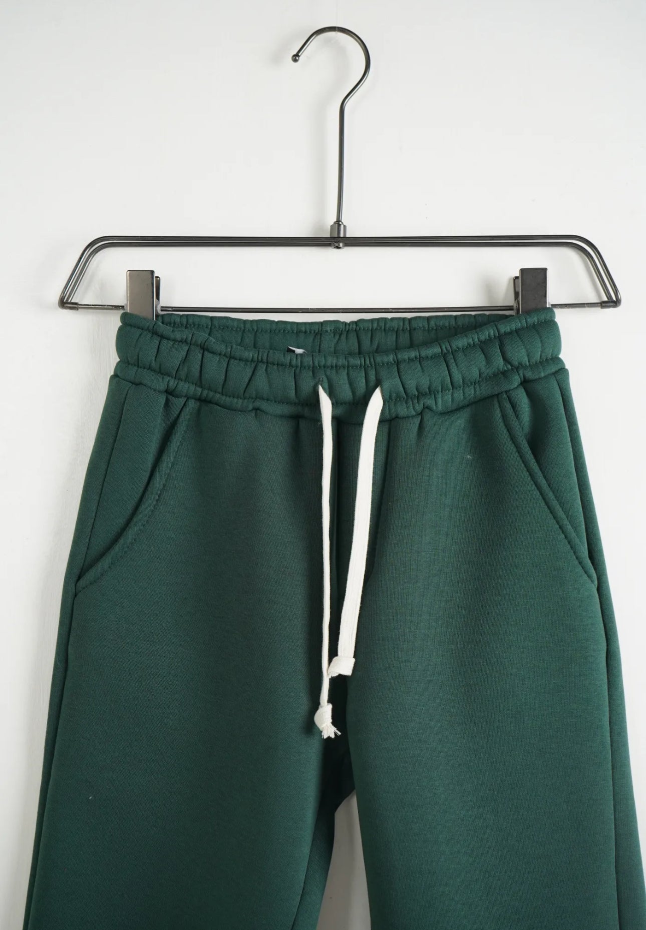 Pantaloni Tuta Bambino Verde Scuro Felpati - Duca Homme Junior