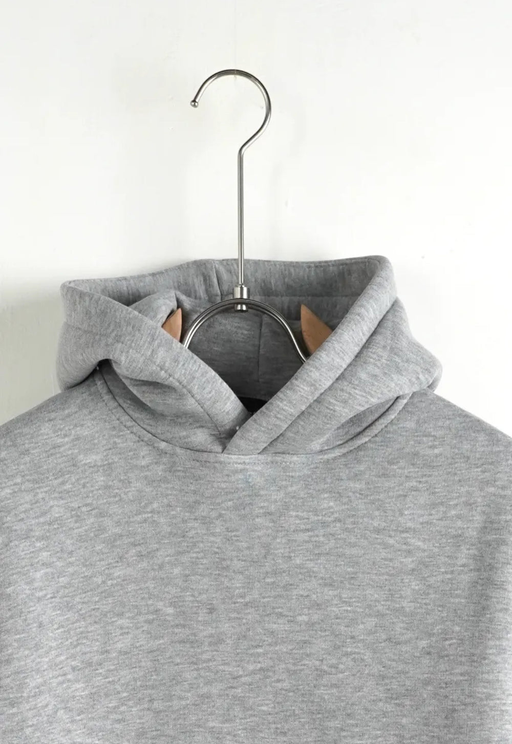 Felpa con Cappuccio Grigio Melange Bambino - Duca Homme Junior