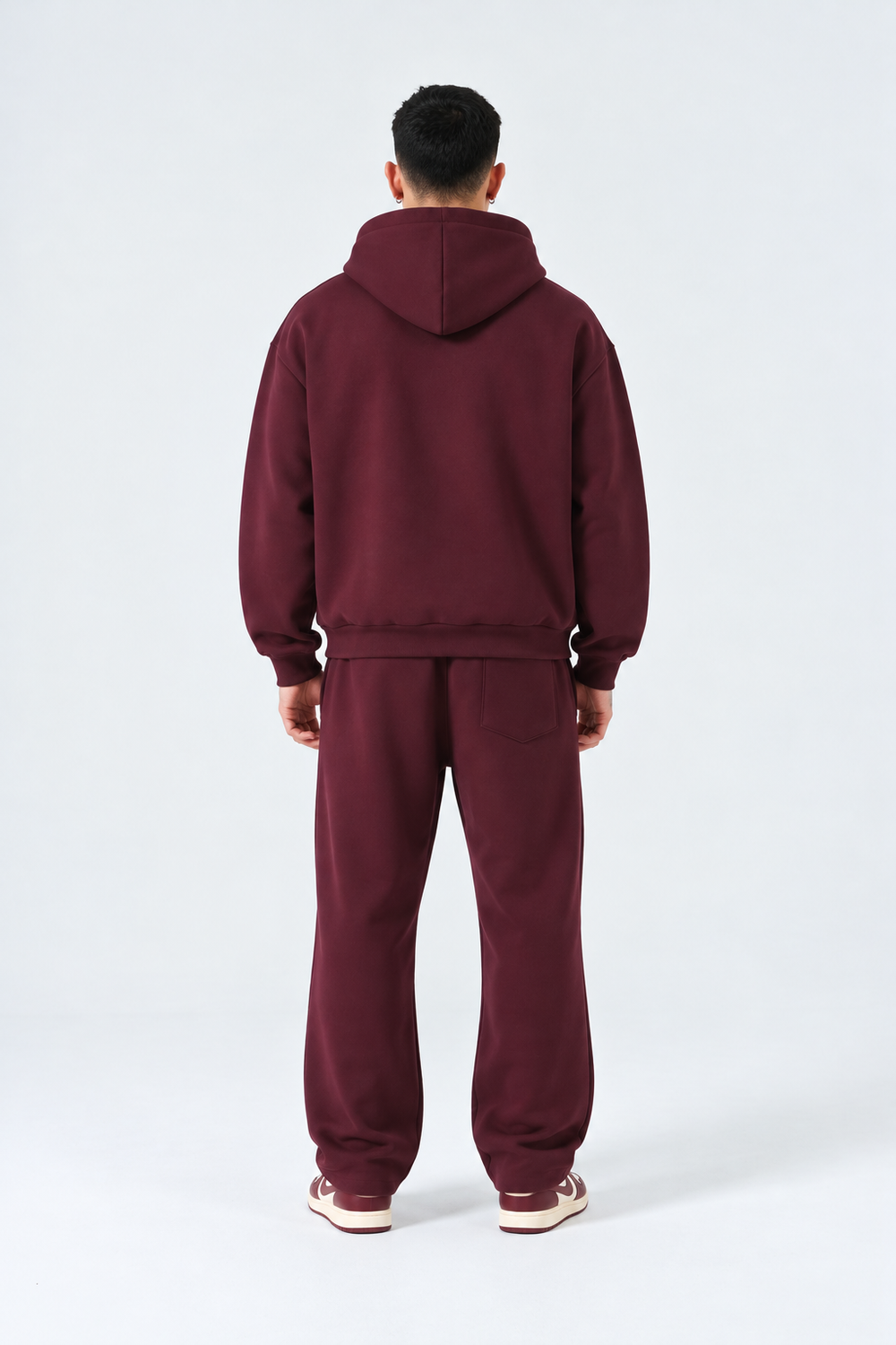 Completo Felpato Regular | Duca Homme (bordeaux)