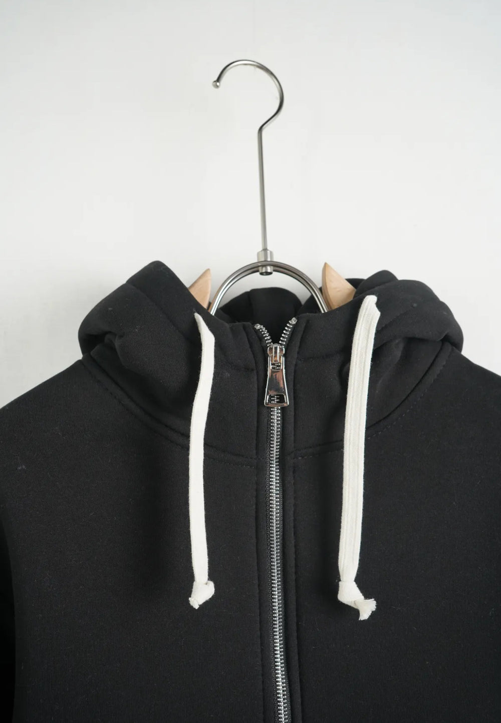 Felpa Full Zip Nera con Cappuccio Bambino - Duca Homme Junior