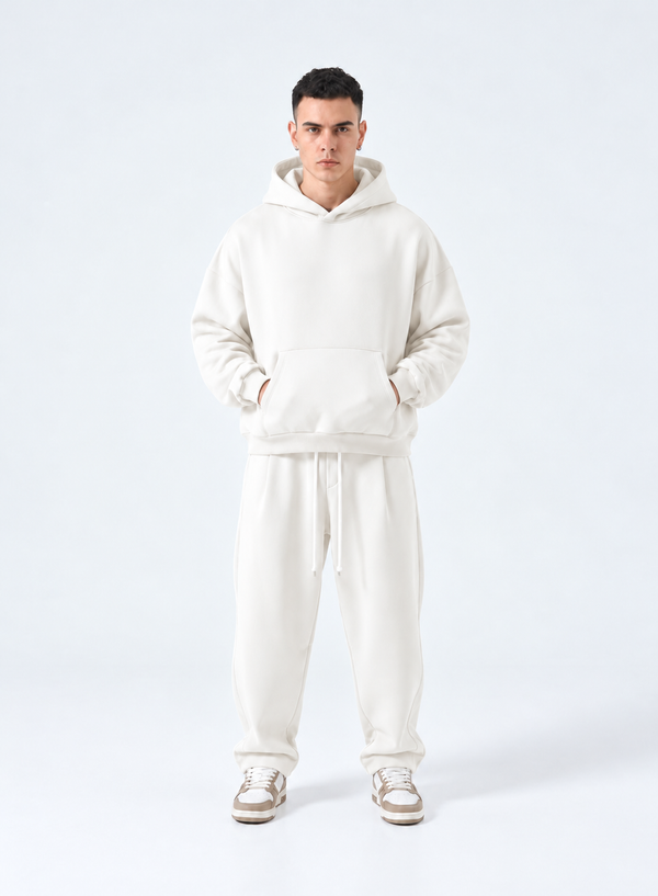 Completo Felpato Balloon Fit | Duca Homme (bianco)