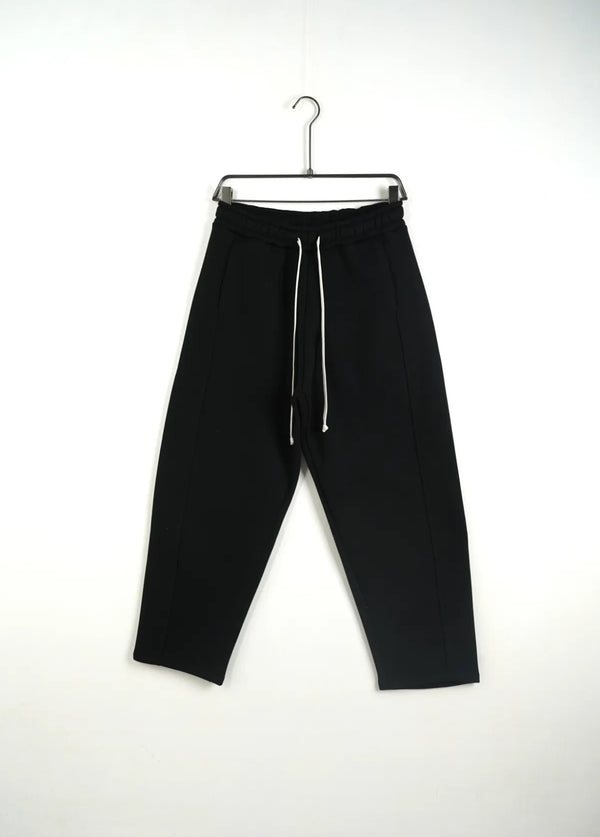 Pantaloni Tuta Neri Oversize a Fondo Largo Bambino - Duca Homme