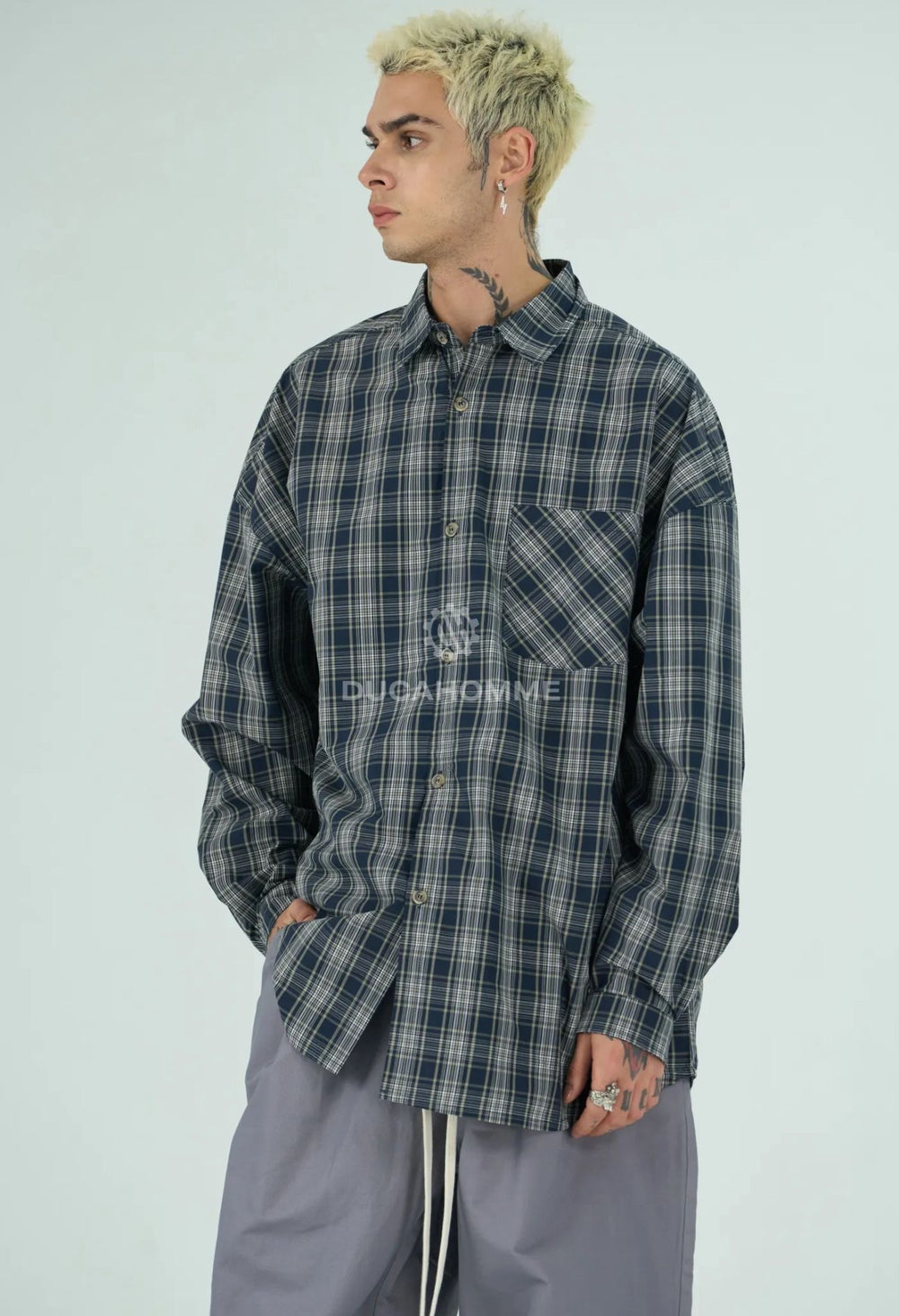 Camicia a Quadri Uomo Duca Homme |