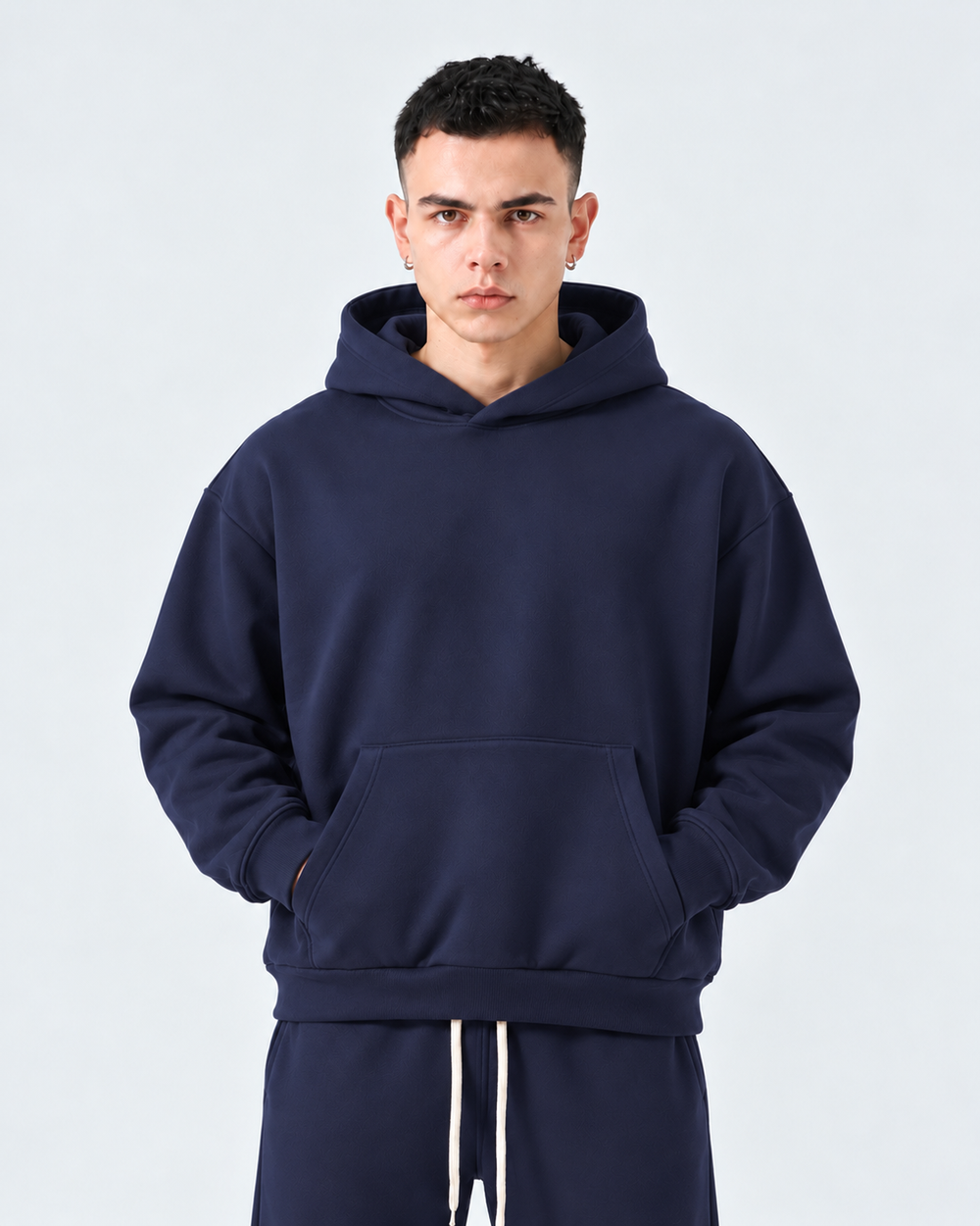 Completo Felpato Regular | Duca Homme (blu)