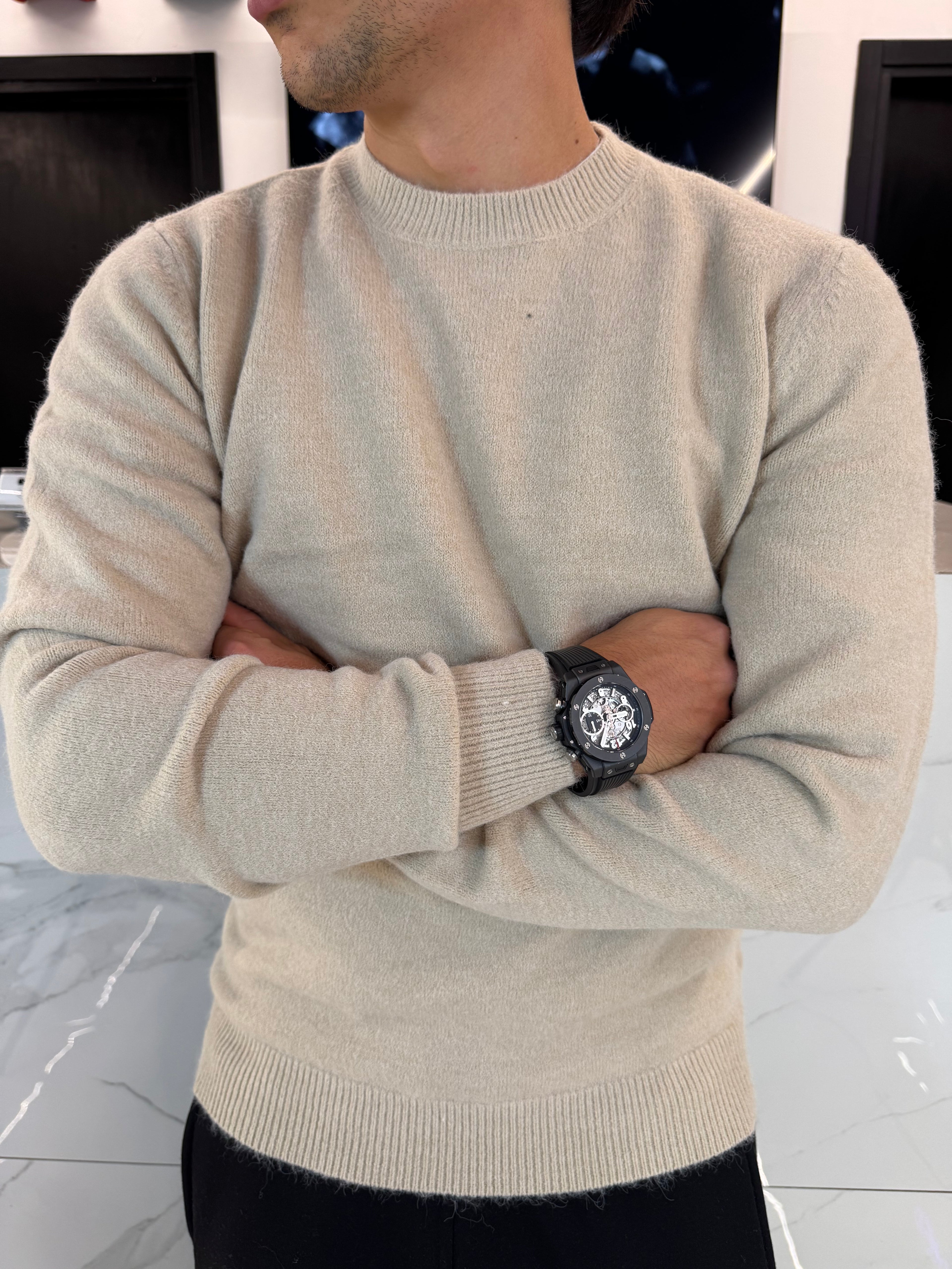 maglione clasico da uomo invernale moda ragazzi adulti duca homme