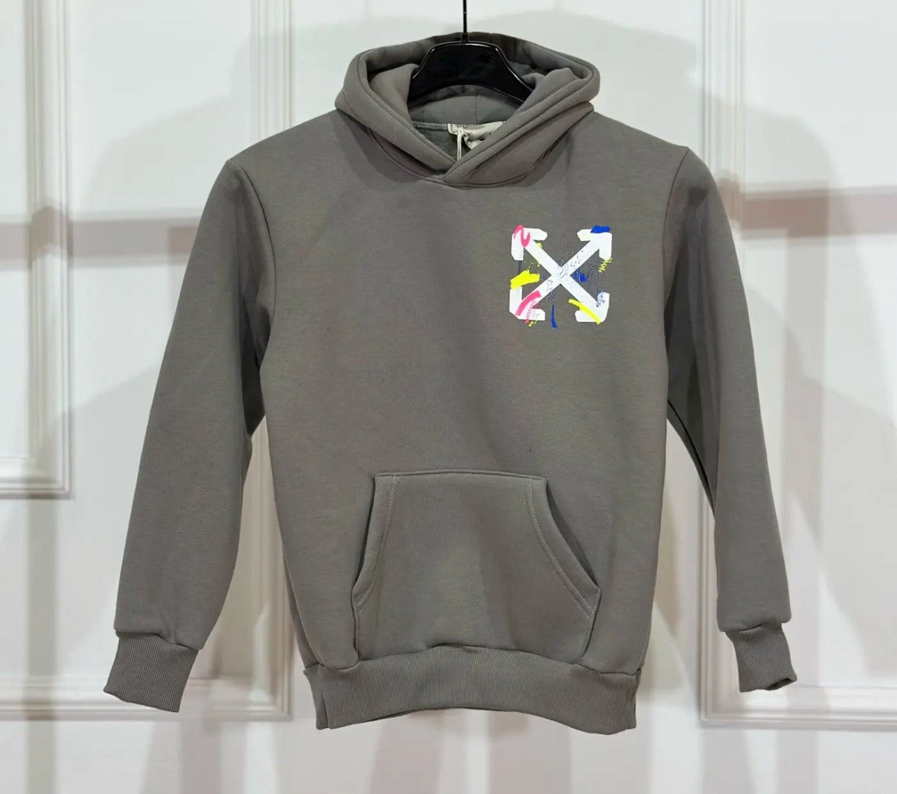 felpa oversize bambino in cotone duca home online stampa off