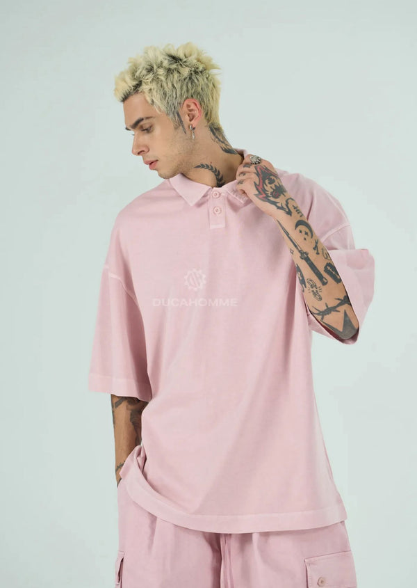 Polo Over Slavata | Duca Homme (rosa)