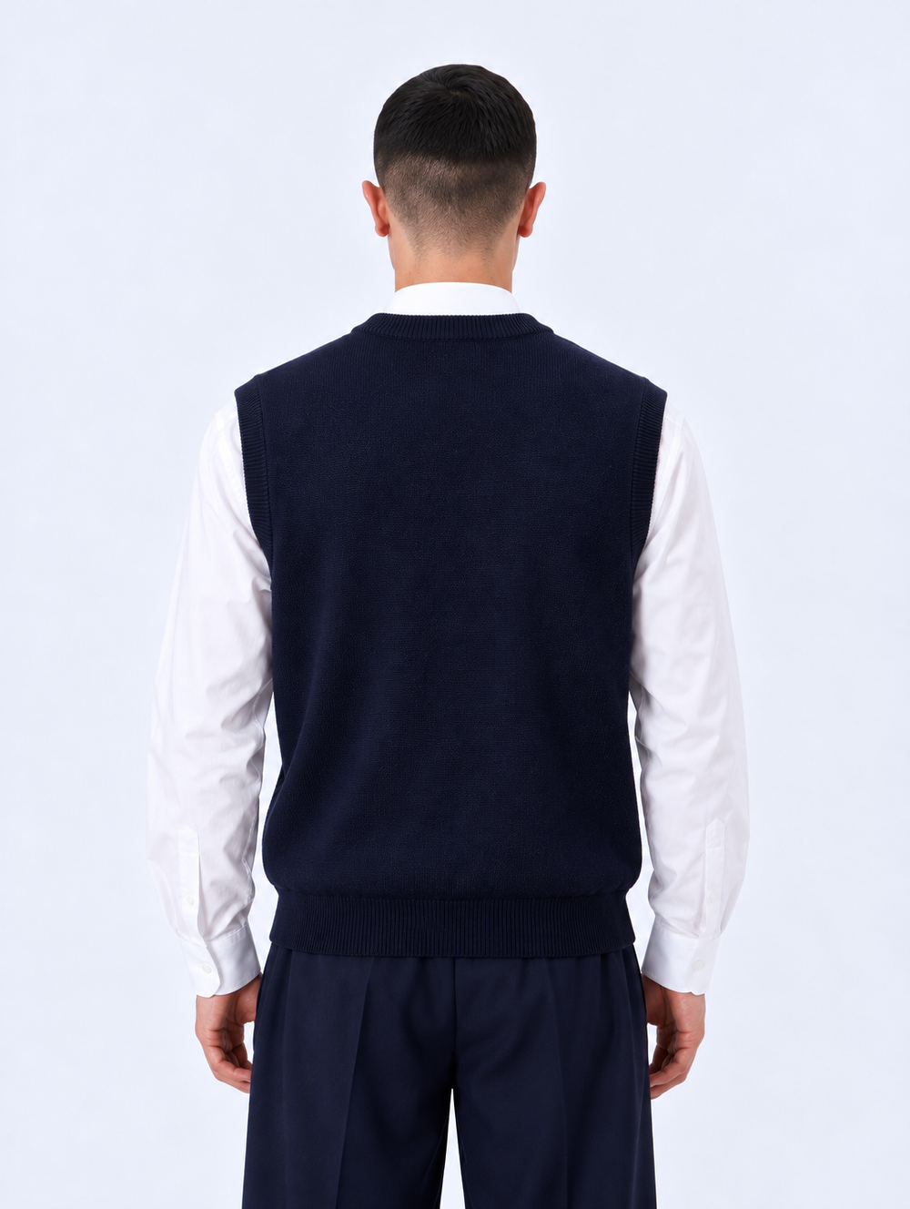 Gilet Girocollo | Duca Homme (blu)