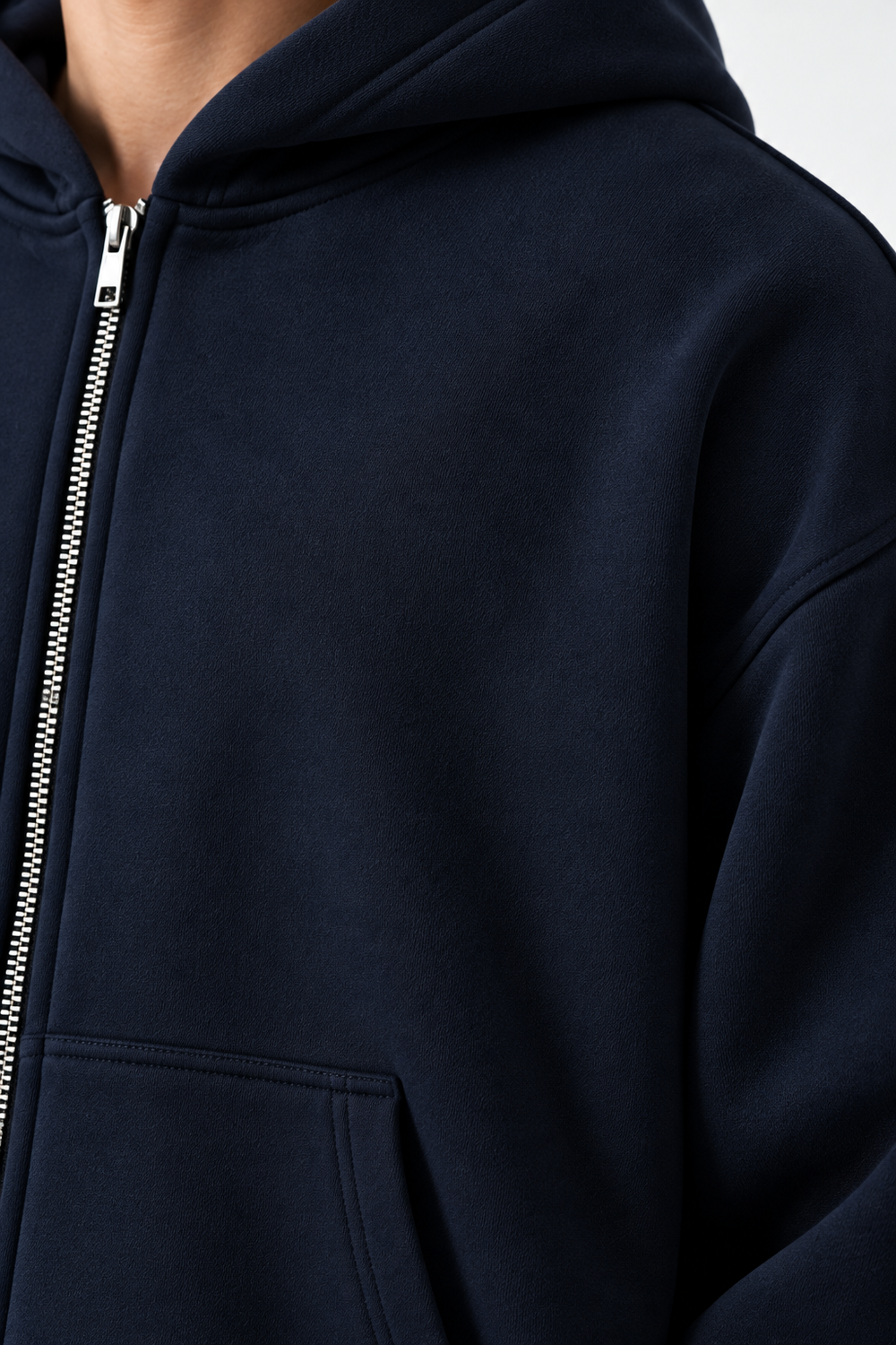 Felpa Full Zip Boxyfit | Duca Homme (blu)