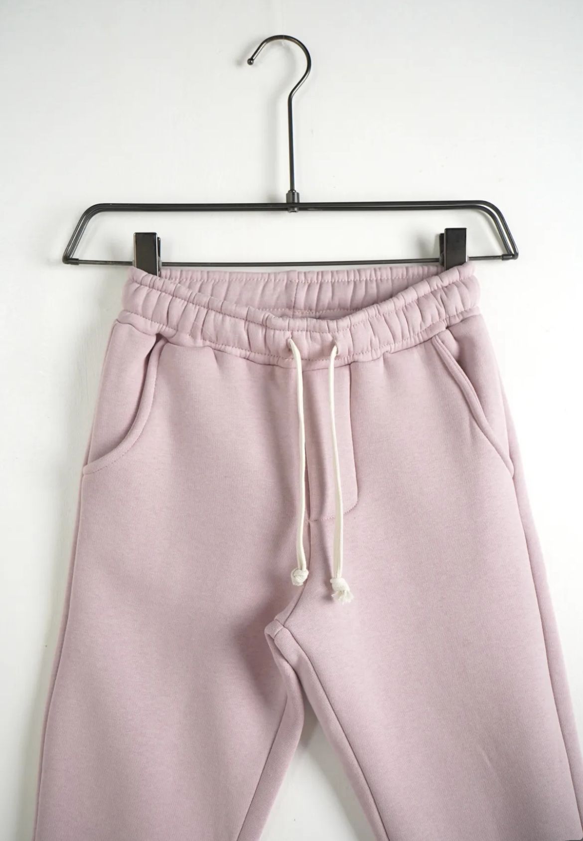 Pantaloni Tuta Bambino Rosa Cipria Felpati - Duca Homme Junior