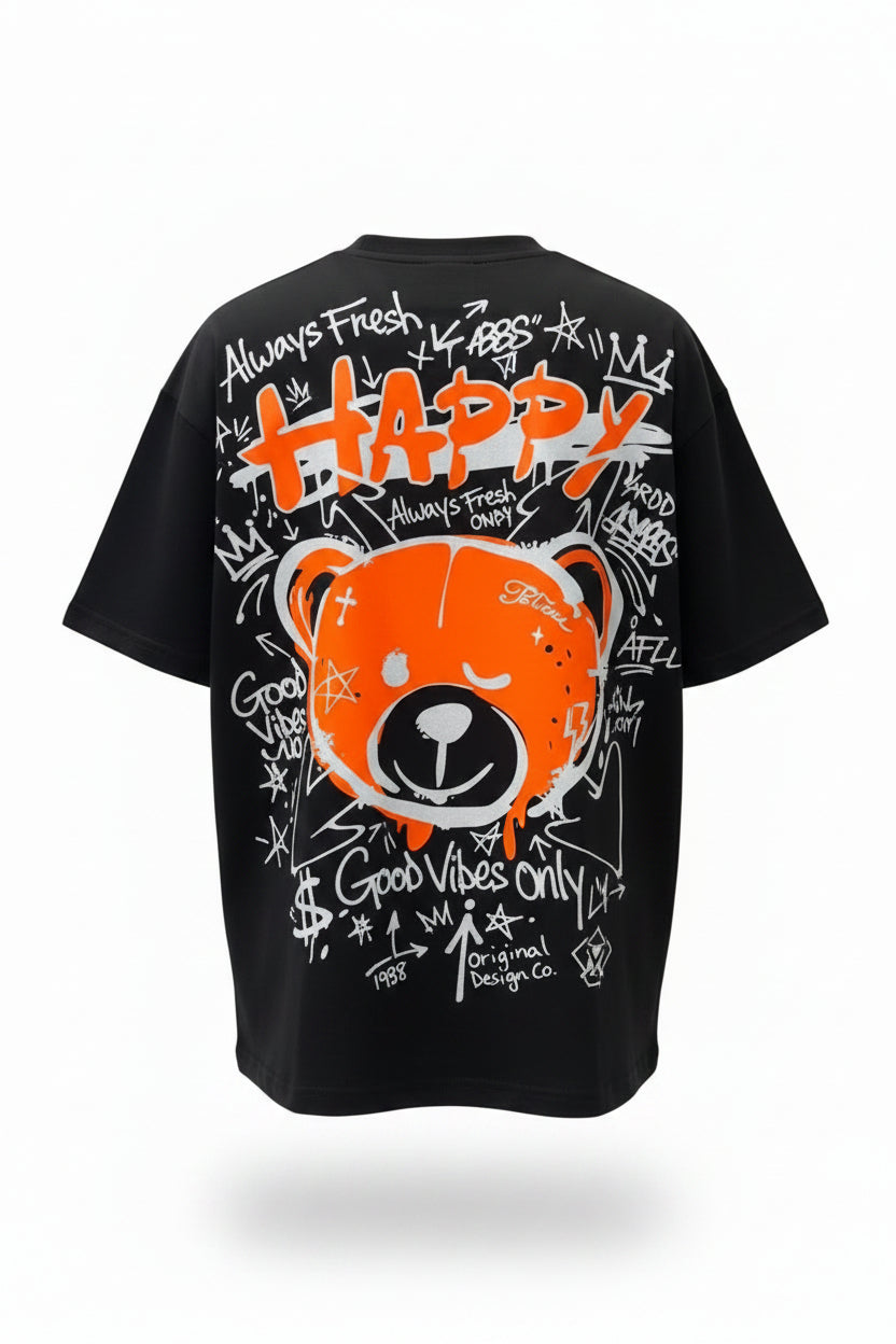 T-shirt Stampa Bambino | Duca Homme (nero)