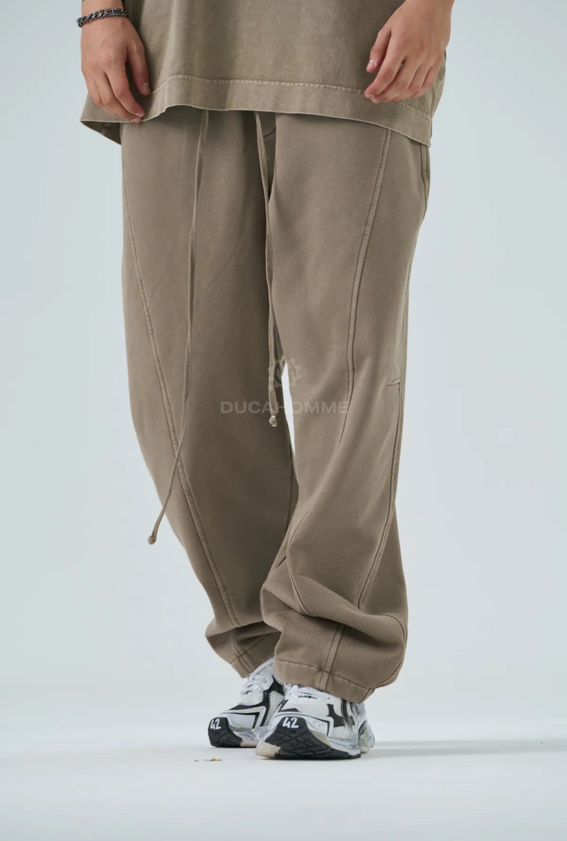 tuta completa da uomo duca homme con zip