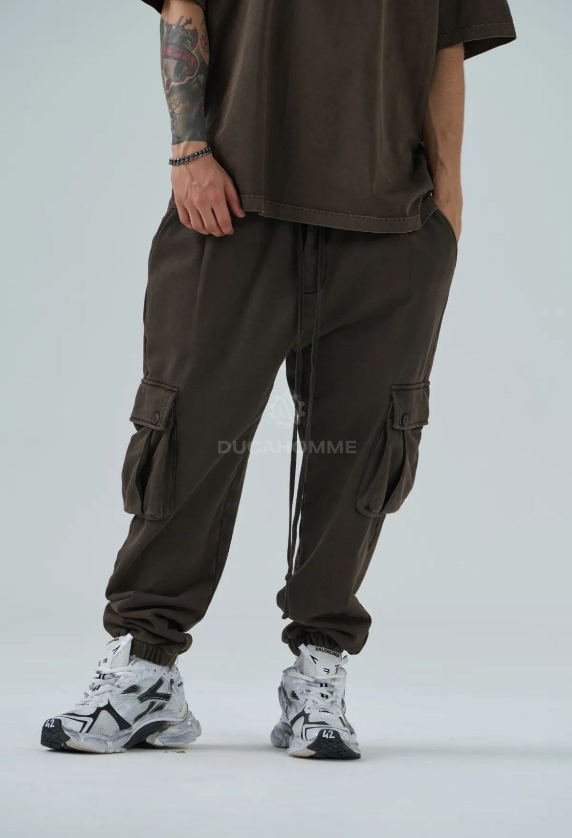 tuta completa set duca homme full zip