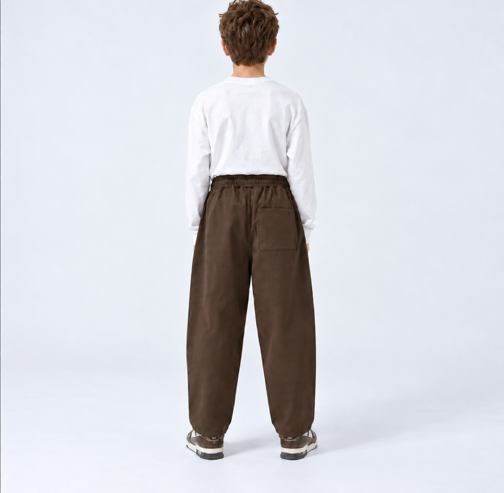 Pantalone Baggyfit-Duca Homme (marrone)