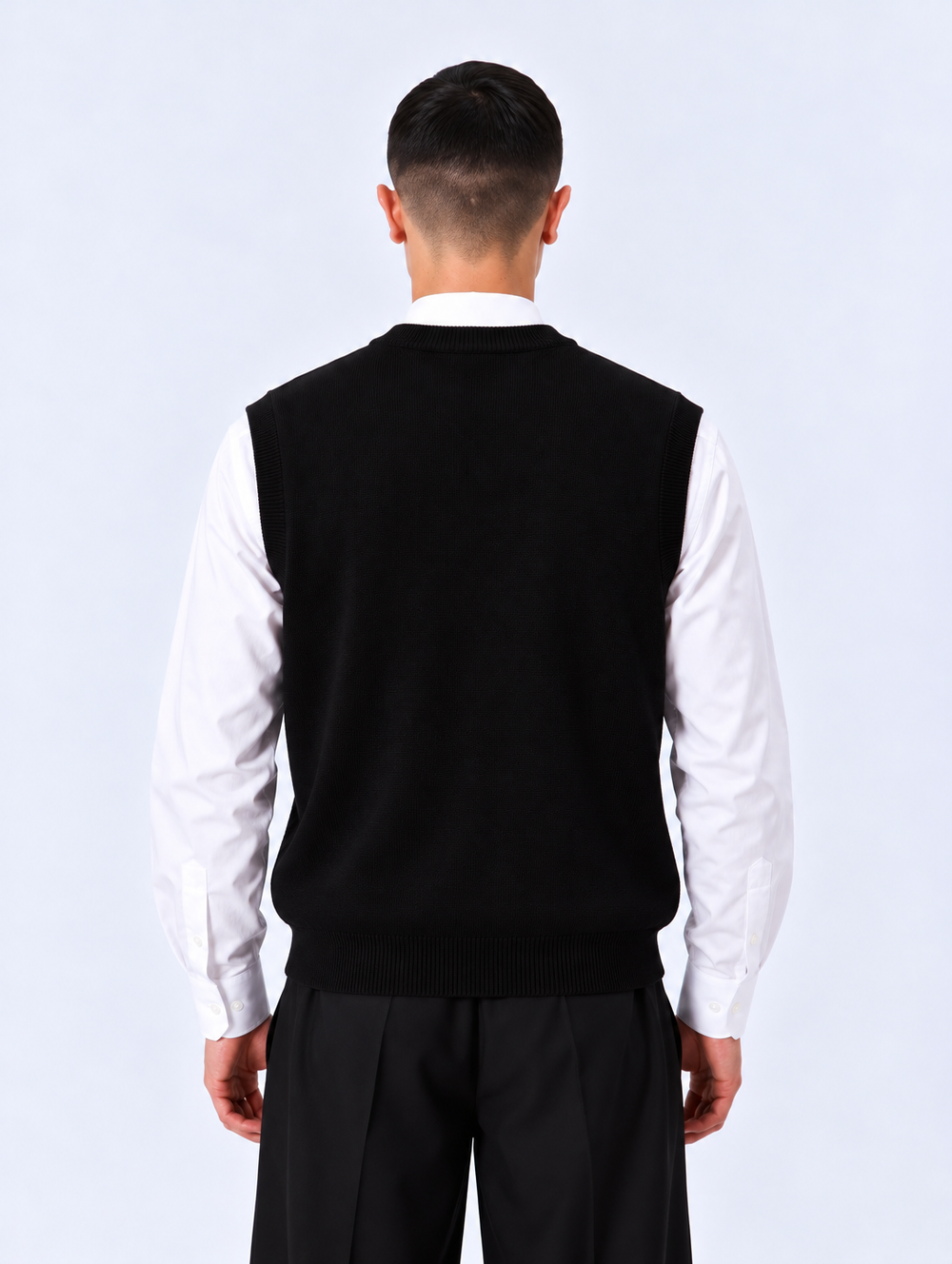 Gilet Girocollo | Duca Homme (nero)