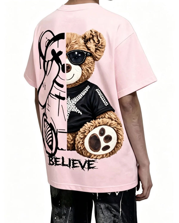 T-shirt Stampa Bambino | Duca Homme (rosa)