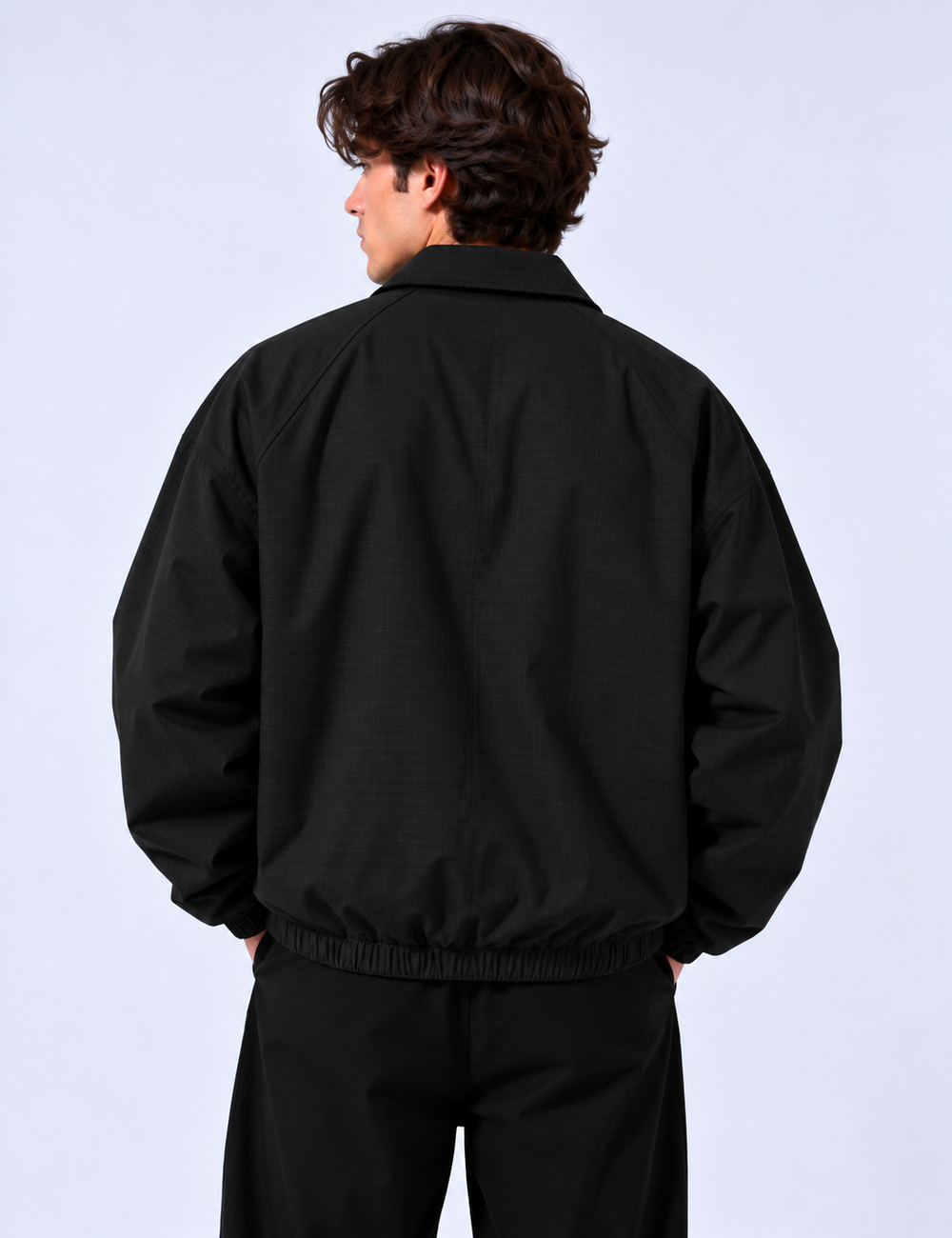 Giacca Antivento Bottoni  | Duca Homme (nero)